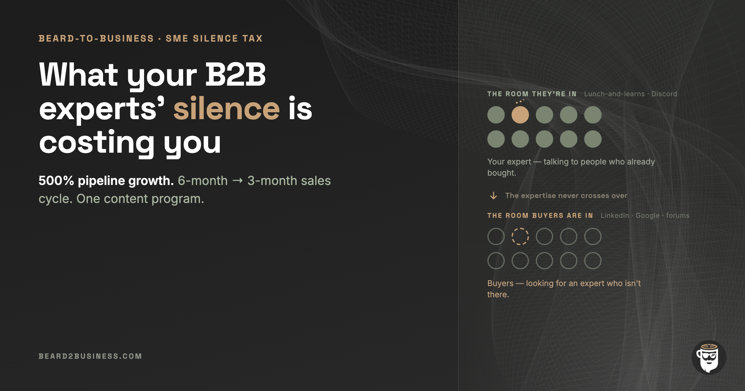SME Silence Tax: What Your B2B Experts’ Silence Is Costing You